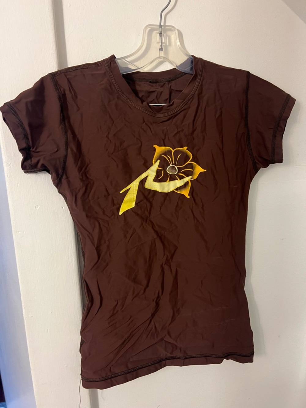 Y2K Brown Swim shirt / Coverup